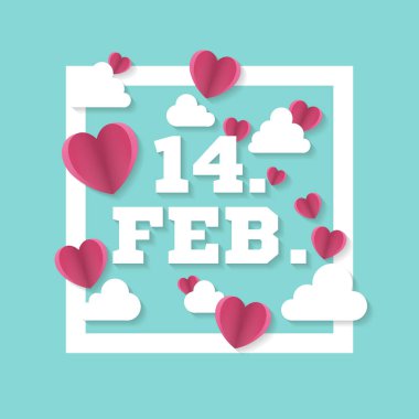 Sevgililer Günü kartı.