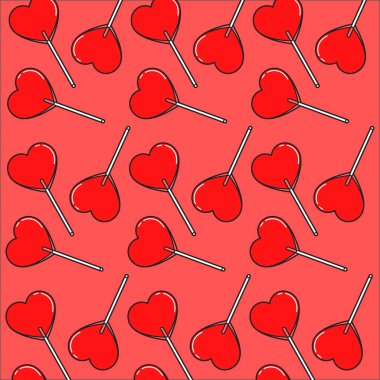 Download Heart Lollipops Free Vector Eps Cdr Ai Svg Vector Illustration Graphic Art
