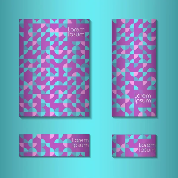 Diseño de la tarjeta azul — Vector de stock