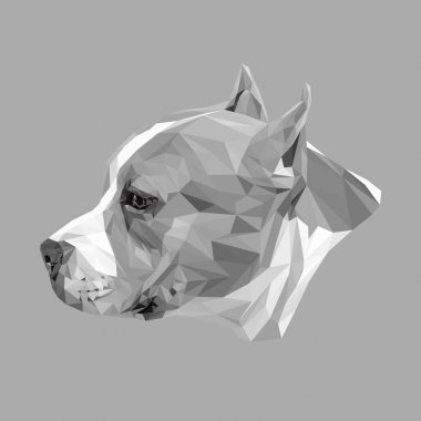 tafford köpek hayvan düşük Poli Dizayn