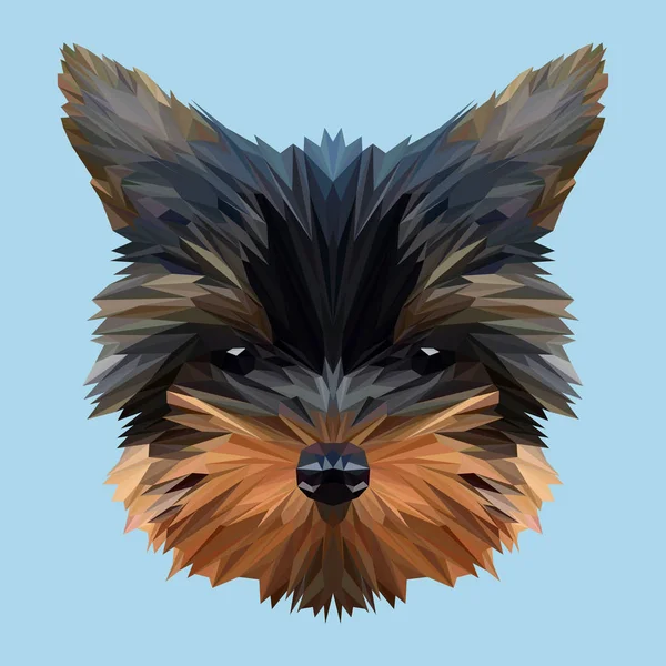 Cachorro Terrier perro — Vector de stock