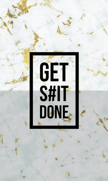 Get shit done — Stockfoto