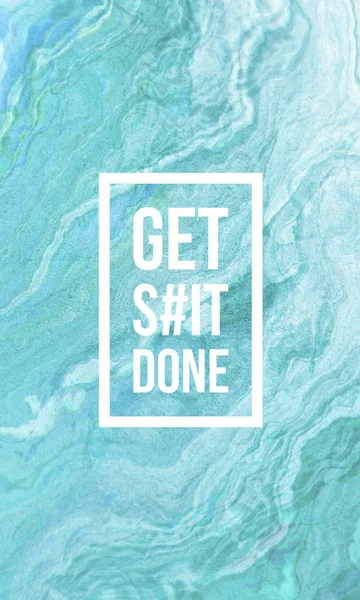 Get shit done — Stockfoto