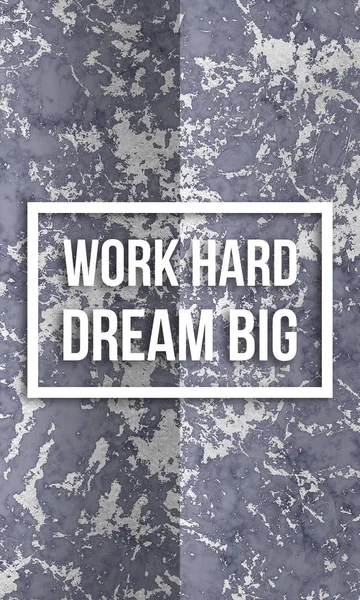 Trabalho duro sonho grande — Fotografia de Stock