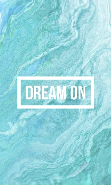 A Dream, motivációs mondatot — Stock Fotó