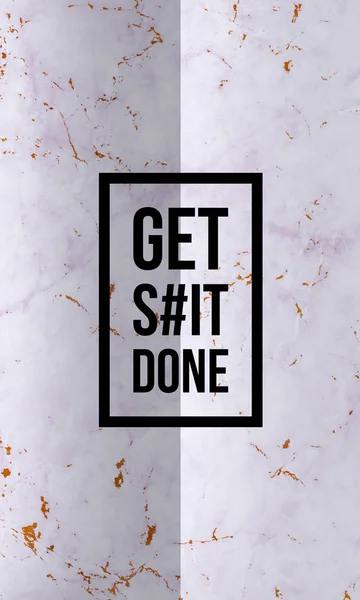 Get shit done — Stockfoto