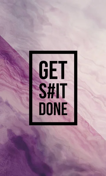 Get shit done — Stock Photo, Image