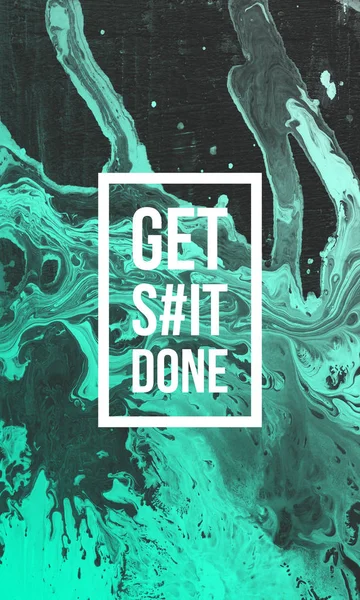 Get shit done — Stock Photo, Image