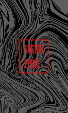 Sıvı hatları ile soyut kartı. 