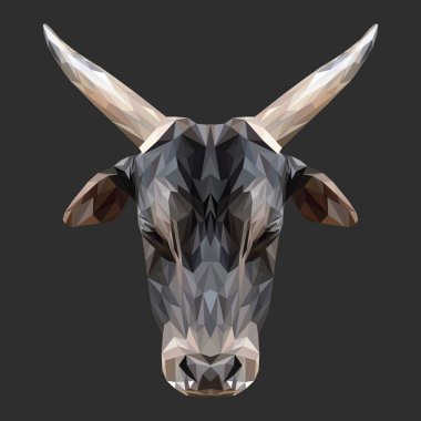 Boğa düşük Poli Dizayn