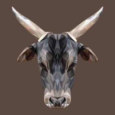 Boğa düşük Poli Dizayn