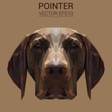 İşaretçi düşük Poli Dizayn