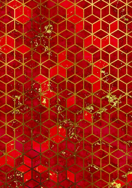 red cubes texture