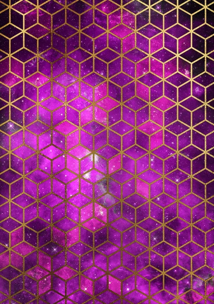 Текстура розовых кубиков — стоковое фото