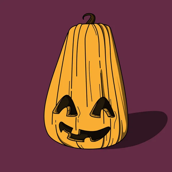 ハロウィーンのカボチャを色します。 — ストックベクタ