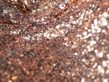 Doku altın pulları ışıltılı tekstil arkaplanı