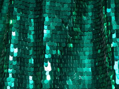 Yeşil trend parlak yansıtıcı kumaş parlak doku