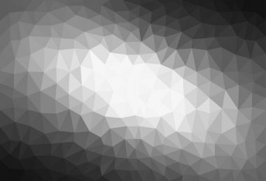 Siyah poligonal doku