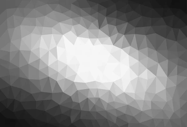 Black polygonal texture — Stock Vector