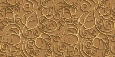 Yaprakları. Sorunsuz soyut doku