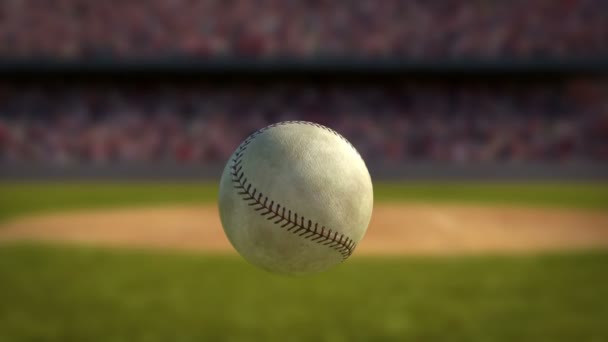 Baseball hit i Super Slow Motion — Stockvideo