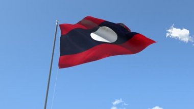 Sallayarak Laos bayrağı