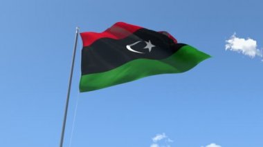 Libya sallayarak bayrak