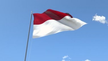Monaco sallayarak bayrak