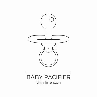 Bebek meme vektör satırı simgesi.