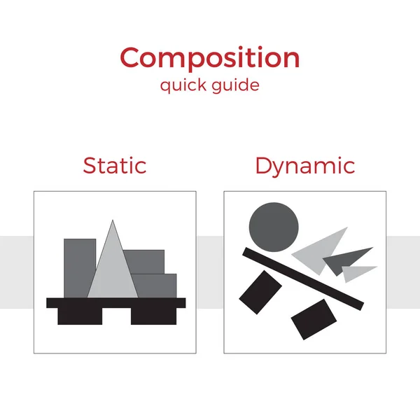 Composición guía rápida vector ilustración — Vector de stock
