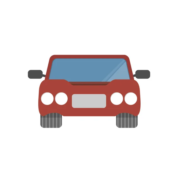 Flat design simple car vector illustration — Stock Vector