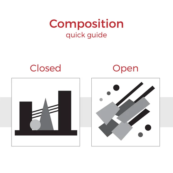 Composición guía rápida vector ilustración — Vector de stock
