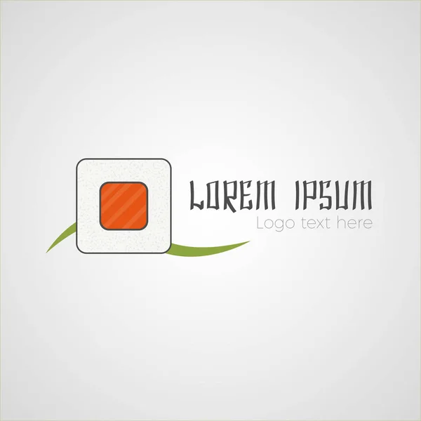 Conceito do logotipo do sushi —  Vetores de Stock