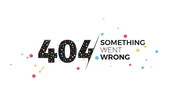 404 错误页面 — 图库矢量图片