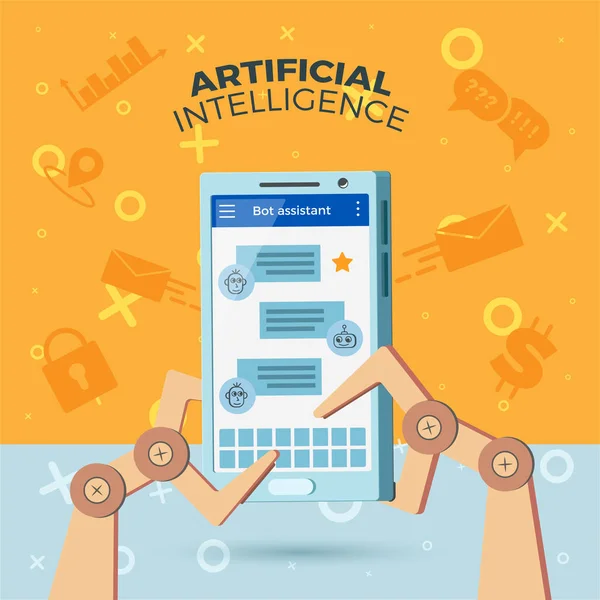 Ilustración de inteligencia artificial Vectores De Stock Sin Royalties Gratis