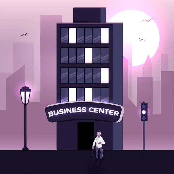 Centro de negocios vector Ilustración De Stock