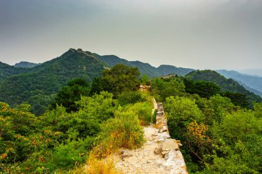 Çin Seddi 'nin eski ve eski bir parçası..