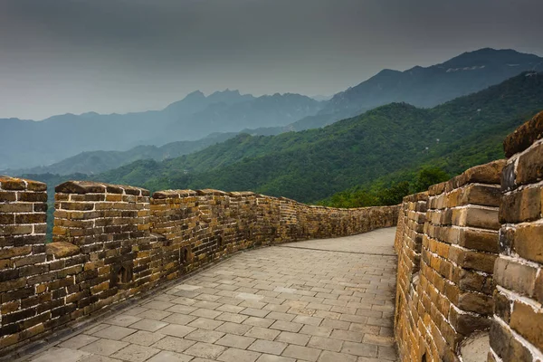 Великая Китайская Стена Туристическая Часть — стоковое фото