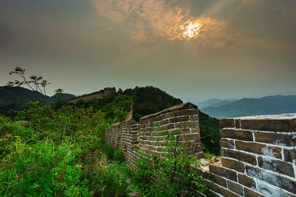 Great Wall in China, the majestic Great Wall, a symbol of China.