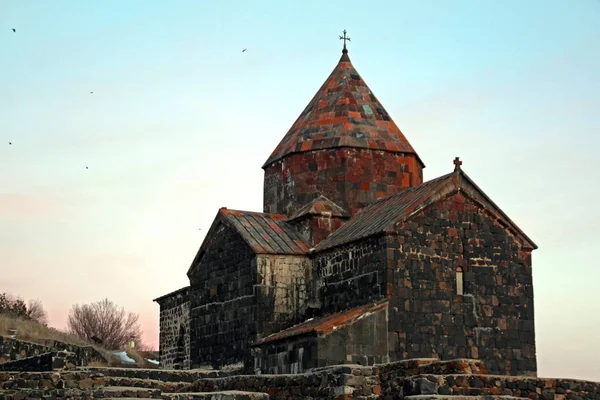 Церковь Севанского полуострова — стоковое фото