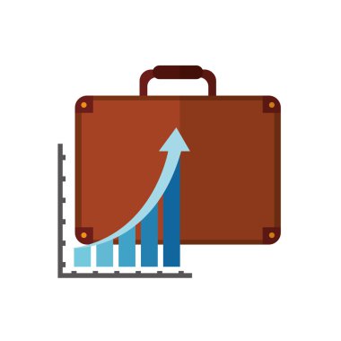 iş evrak çantası ve simge