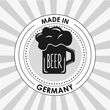 Almanya oktoberfest bira amblem görüntü