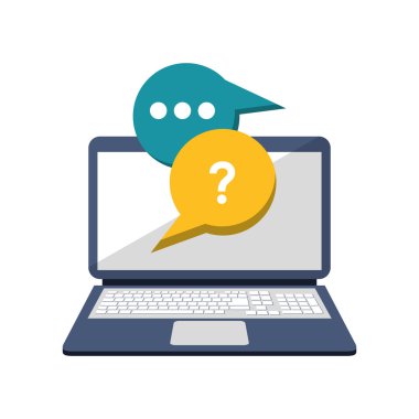 Balonlar tasarımı ile Yalıtılmış dizüstü bilgisayar