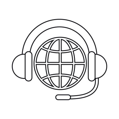 Kulaklık ve küresel küre tasarımı