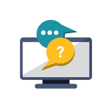 Balonlar tasarımı ile izole bilgisayar