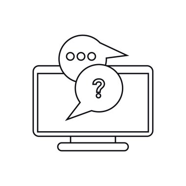 Balonlar tasarımı ile izole bilgisayar