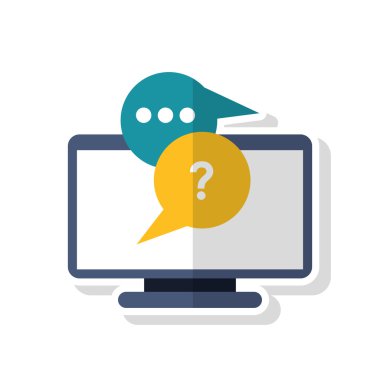 Balonlar tasarımı ile izole bilgisayar