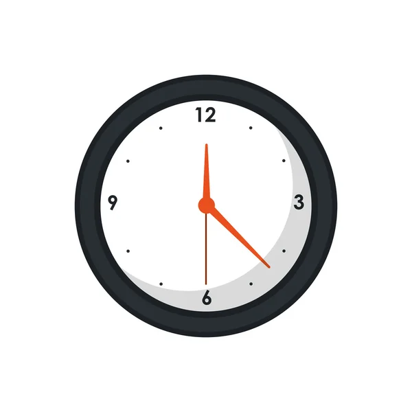 Diseño de reloj tradicional aislado — Vector de stock