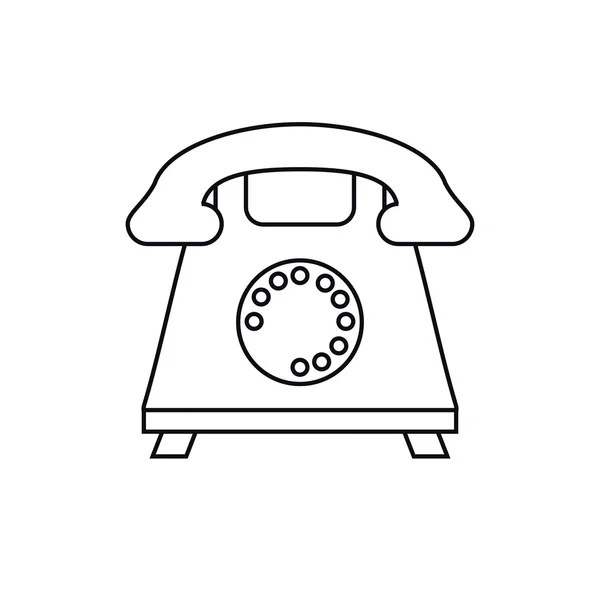 Design de telefone retro isolado —  Vetores de Stock