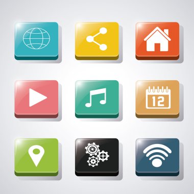 Apps ve çerçeveler Icon set